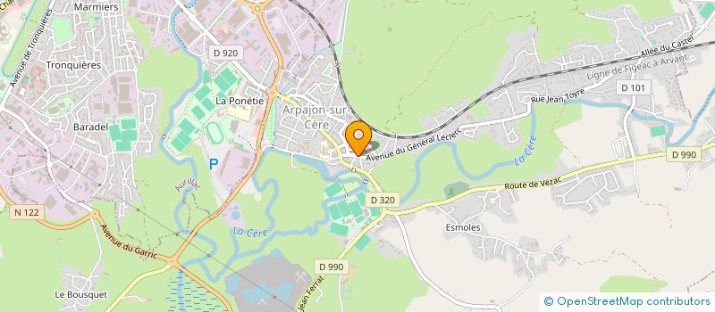 localisation de l'entreprise MONSIEUR VICTOR BLITEK à AURILLAC