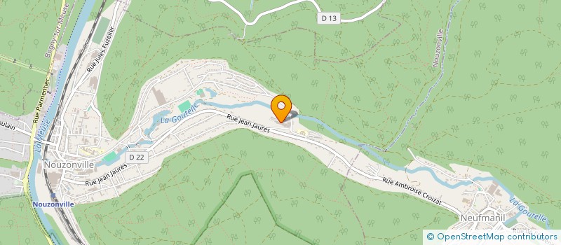 localisation de l'entreprise MONSIEUR VICTOR BOISSON HALLET  NOUZONVILLE