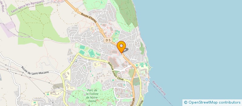 localisation de l'entreprise MONSIEUR VICTOR BONAFOUX  MARTIGUES