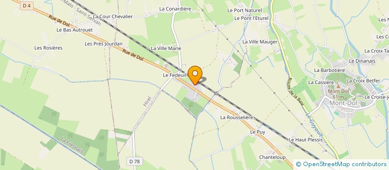 localisation de l'entreprise MONSIEUR VICTOR BONHOMME  HIREL