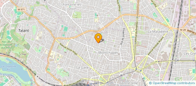 localisation de l'entreprise MONSIEUR VICTOR BONNEFOY à DIJON