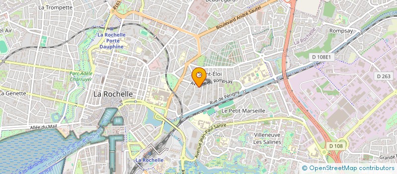 localisation de l'entreprise MONSIEUR VICTOR BONNET  LA ROCHELLE