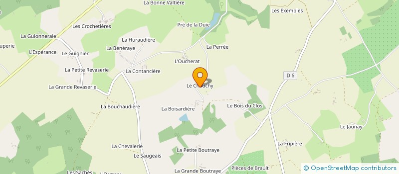 localisation de l'entreprise MONSIEUR VICTOR BONNIN  SAINT-PATERNE-RACAN