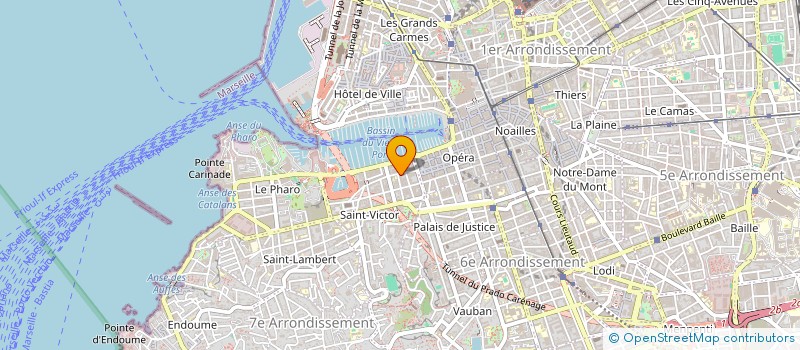 localisation de l'entreprise MONSIEUR VICTOR BORDES LARIDAN  MARSEILLE