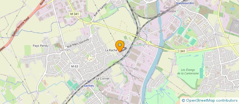 localisation de l'entreprise MONSIEUR VICTOR BOSC  SANTES