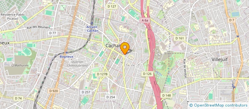 localisation de l'entreprise MONSIEUR VICTOR BOSCH BAILON  CACHAN