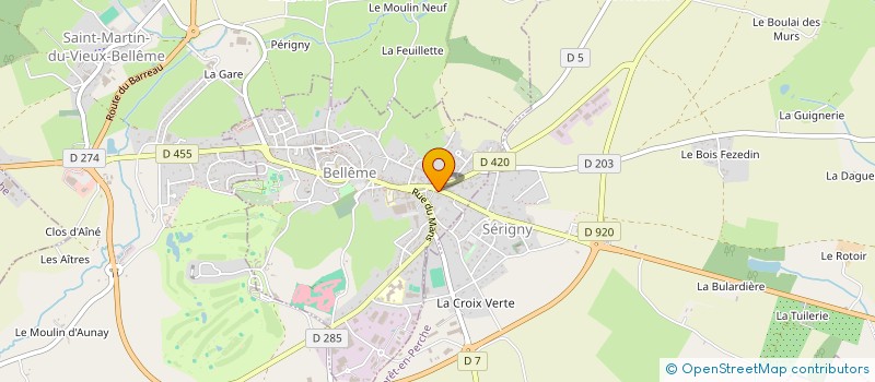 localisation de l'entreprise MONSIEUR VICTOR BOTAN  BELFORET-EN-PERCHE