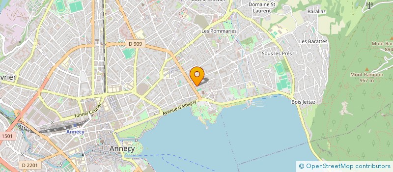 localisation de l'entreprise MONSIEUR VICTOR BOUCHARD  ANNECY