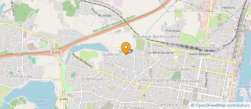 localisation de l'entreprise MONSIEUR VICTOR BOUCHE  SAINT-NAZAIRE