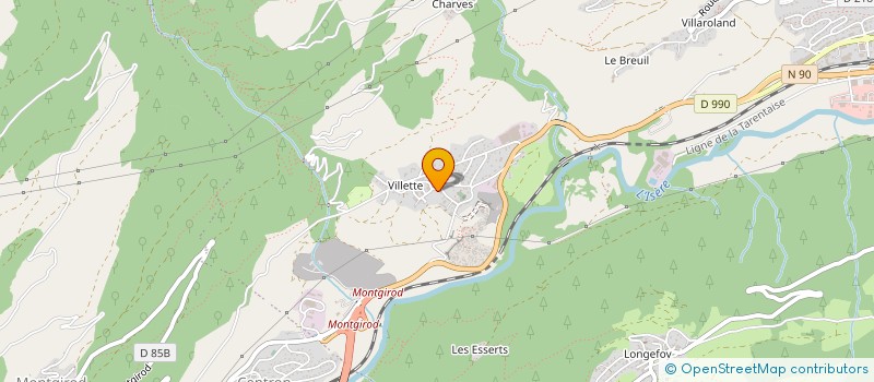 localisation de l'entreprise MONSIEUR VICTOR BOUCHEZ à AIME-LA-PLAGNE