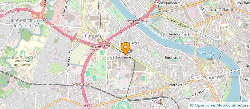 localisation de l'entreprise MONSIEUR VICTOR BOUDES  TOULOUSE