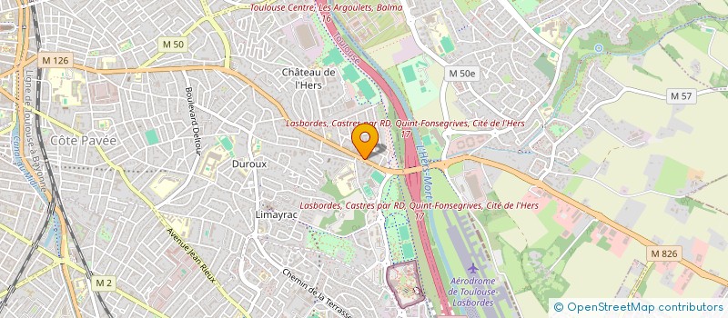 localisation de l'entreprise MONSIEUR VICTOR BOUDET  TOULOUSE