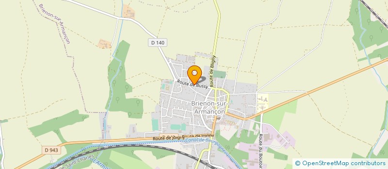 localisation de l'entreprise MONSIEUR VICTOR BOUILLON  BRIENON-SUR-ARMANCON