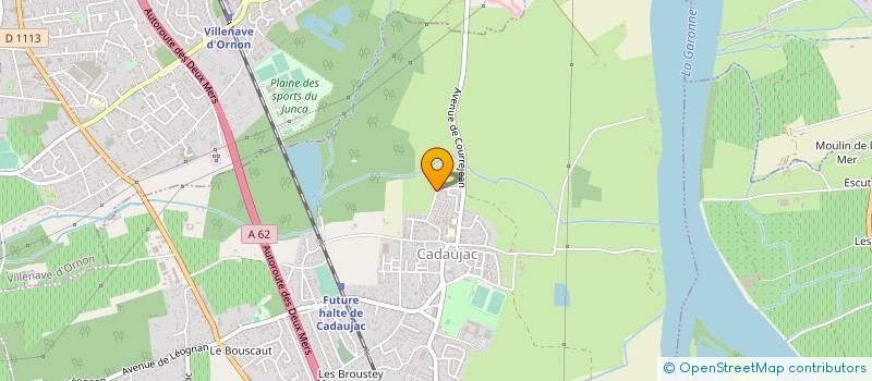localisation de l'entreprise MONSIEUR VICTOR BOURCIER  CADAUJAC