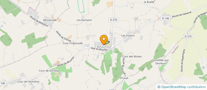 localisation de l'entreprise MONSIEUR VICTOR BOURGUEIL  BEAUFOUR-DRUVAL