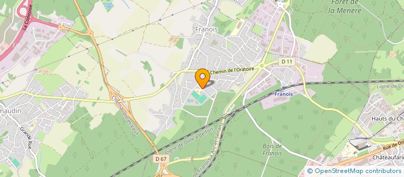 localisation de l'entreprise MONSIEUR VICTOR BOUVARD  FRANOIS