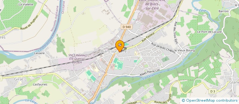 localisation de l'entreprise MONSIEUR VICTOR BOUZOU  BIARS-SUR-CERE