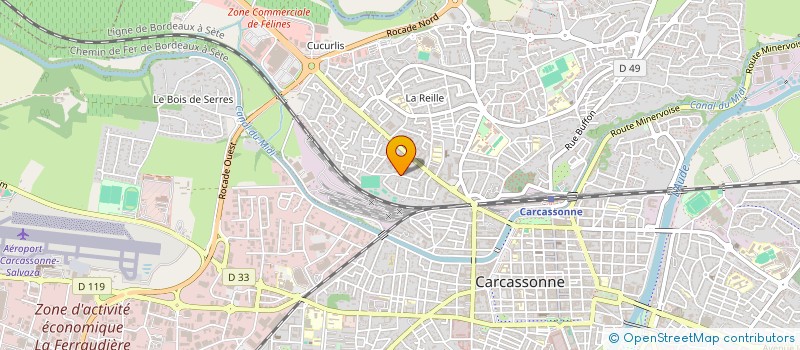 localisation de l'entreprise MONSIEUR VICTOR BOZCA  CARCASSONNE