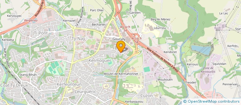 localisation de l'entreprise MONSIEUR VICTOR BOZEC à QUIMPER