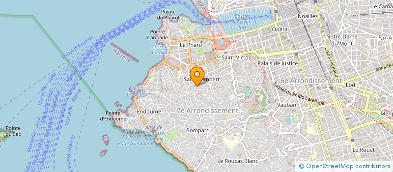 localisation de l'entreprise MONSIEUR VICTOR BREVIERE à MARSEILLE