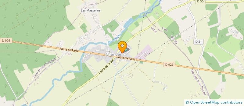 localisation de l'entreprise MONSIEUR VICTOR BRIERE  CHANDAI