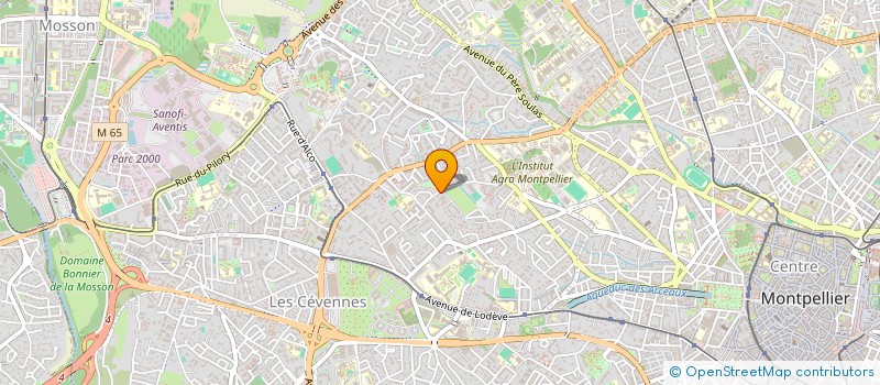 localisation de l'entreprise MONSIEUR VICTOR BROUTIN à MONTPELLIER