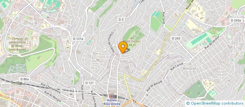 localisation de l'entreprise MONSIEUR VICTOR BRUMENT à BOIS-GUILLAUME