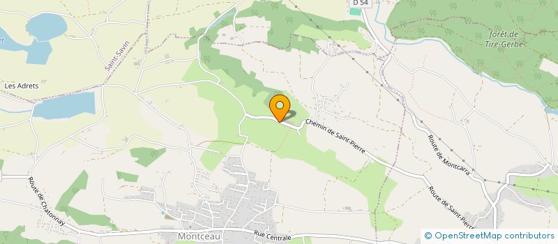 localisation de l'entreprise MONSIEUR VICTOR BRUN  RUY-MONTCEAU