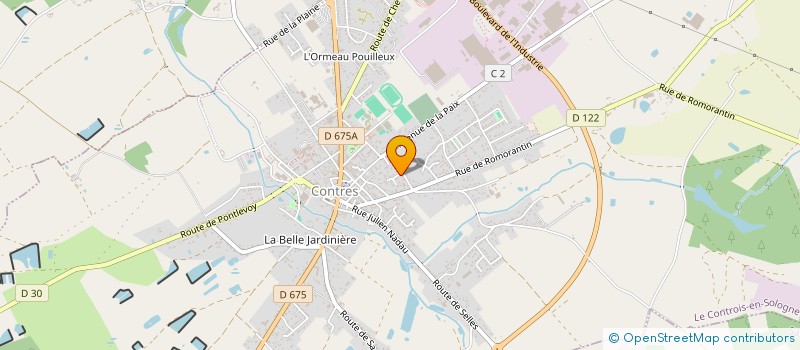 localisation de l'entreprise MONSIEUR VICTOR BUCCELLI  LE CONTROIS-EN-SOLOGNE