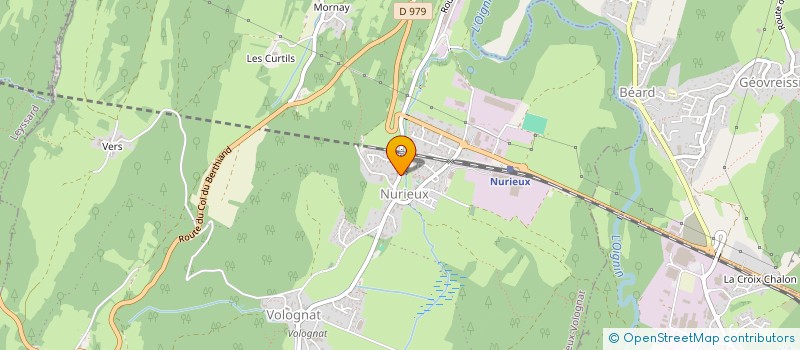 localisation de l'entreprise MONSIEUR VICTOR BURGAT  NURIEUX-VOLOGNAT