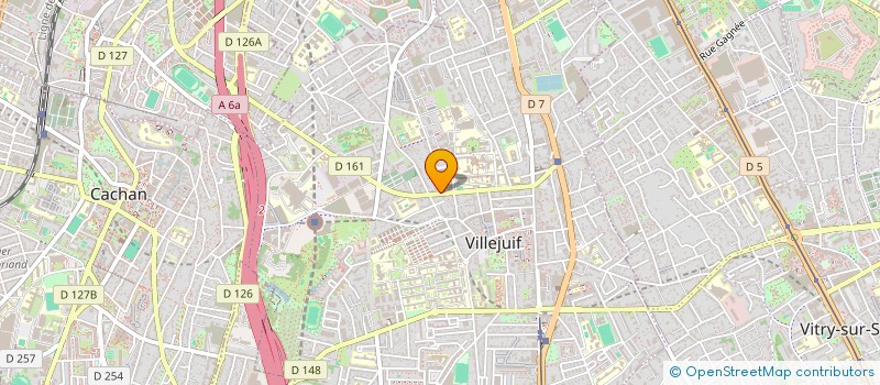 localisation de l'entreprise MONSIEUR VICTOR BURGMANN  VILLEJUIF