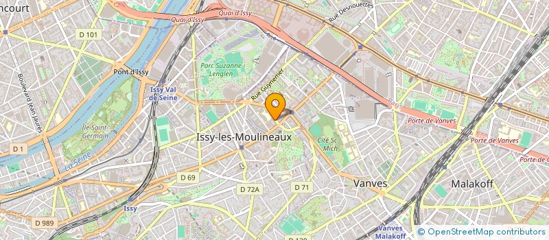 localisation de l'entreprise MONSIEUR VICTOR BUSNEL DIAZ à ISSY-LES-MOULINEAUX