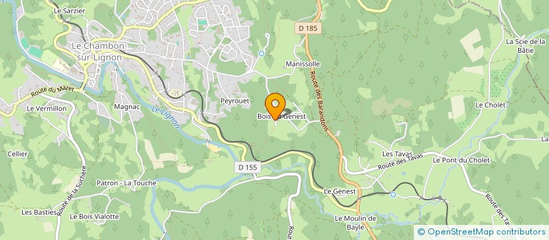 localisation de l'entreprise MONSIEUR VICTOR CACHARD à LE CHAMBON-SUR-LIGNON