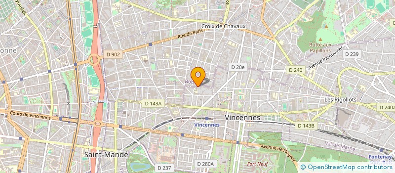 localisation de l'entreprise MONSIEUR VICTOR CALDARAR à MONTREUIL