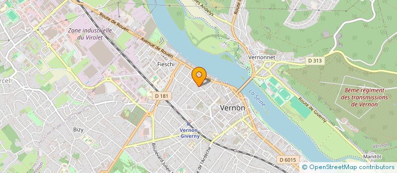 localisation de l'entreprise MONSIEUR VICTOR CALLAC  VERNON