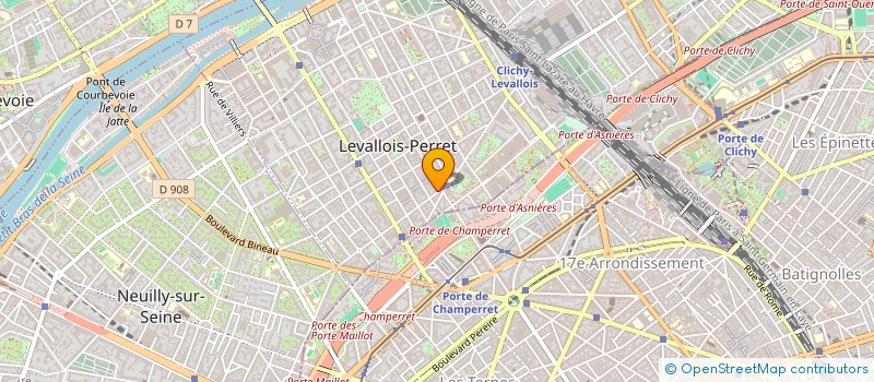 localisation de l'entreprise MONSIEUR VICTOR CALLARD à LEVALLOIS-PERRET