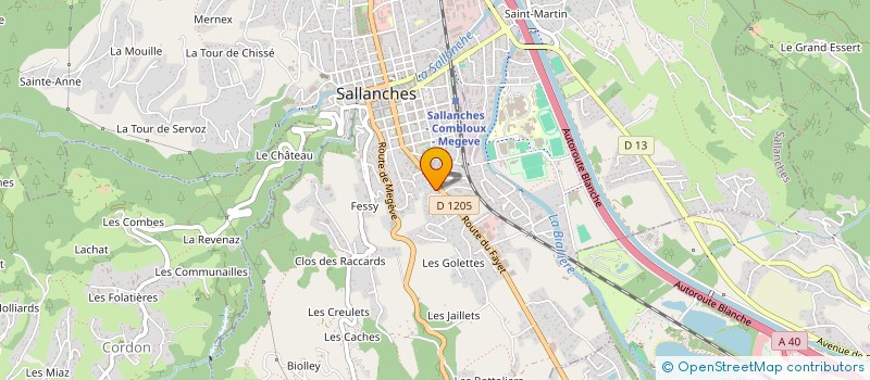 localisation de l'entreprise MONSIEUR VICTOR CARDOSO à SALLANCHES