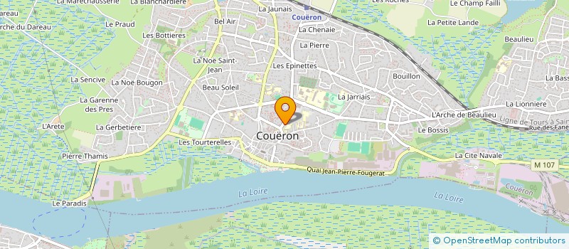 localisation de l'entreprise MONSIEUR VICTOR CASSAGNAU  COUERON