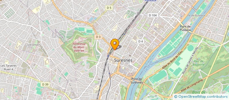 localisation de l'entreprise MONSIEUR VICTOR CASTAING à SURESNES