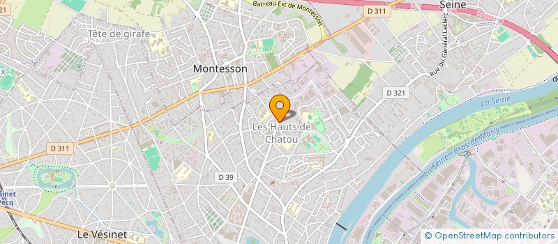 localisation de l'entreprise MONSIEUR VICTOR CAUS à CHATOU