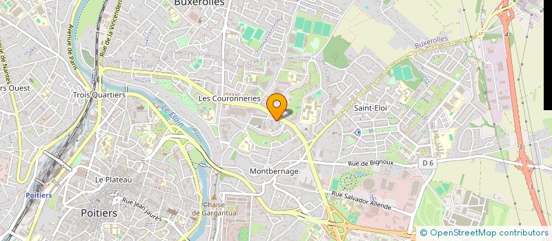 localisation de l'entreprise MONSIEUR VICTOR CHAISEMARTIN  POITIERS