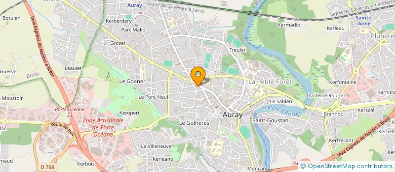 localisation de l'entreprise MONSIEUR VICTOR CHAMPENOIS à AURAY