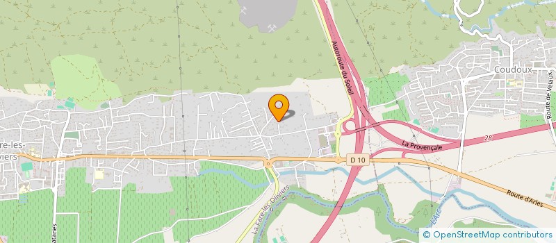 localisation de l'entreprise MONSIEUR VICTOR CHARDONNET  LA FARE-LES-OLIVIERS