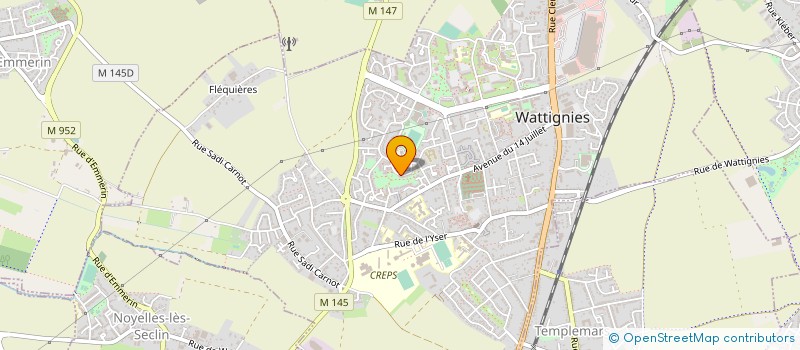 localisation de l'entreprise MONSIEUR VICTOR CHARLET  WATTIGNIES