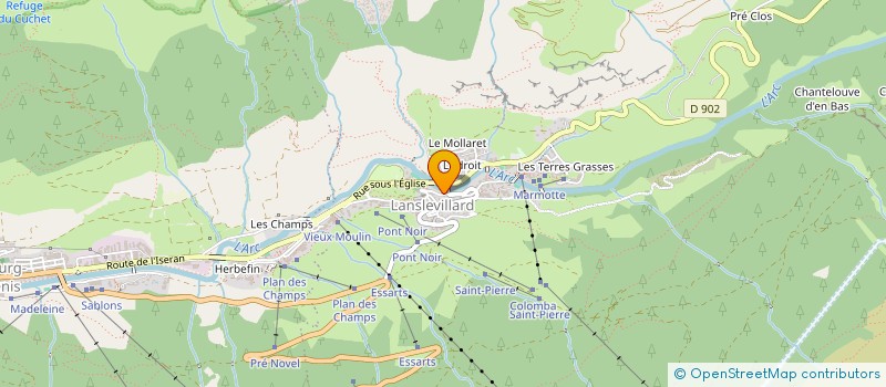 localisation de l'entreprise MONSIEUR VICTOR CHARON  VAL-CENIS