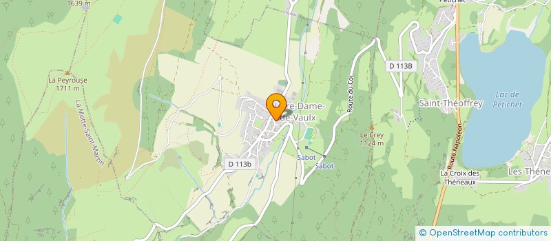 localisation de l'entreprise MONSIEUR VICTOR CHATAIN  NOTRE-DAME-DE-VAULX