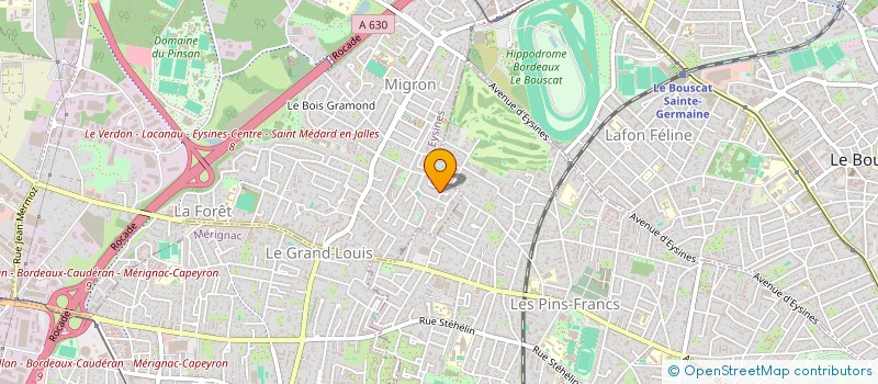 localisation de l'entreprise MONSIEUR VICTOR CHATEAU  EYSINES