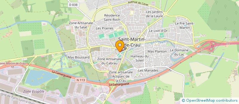 localisation de l'entreprise MONSIEUR VICTOR CHEINET à SAINT-MARTIN-DE-CRAU