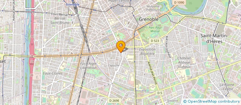 localisation de l'entreprise MONSIEUR VICTOR CHERVEL à GRENOBLE