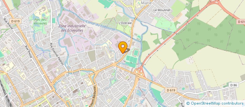 localisation de l'entreprise MONSIEUR VICTOR CHOQUARD  TROYES